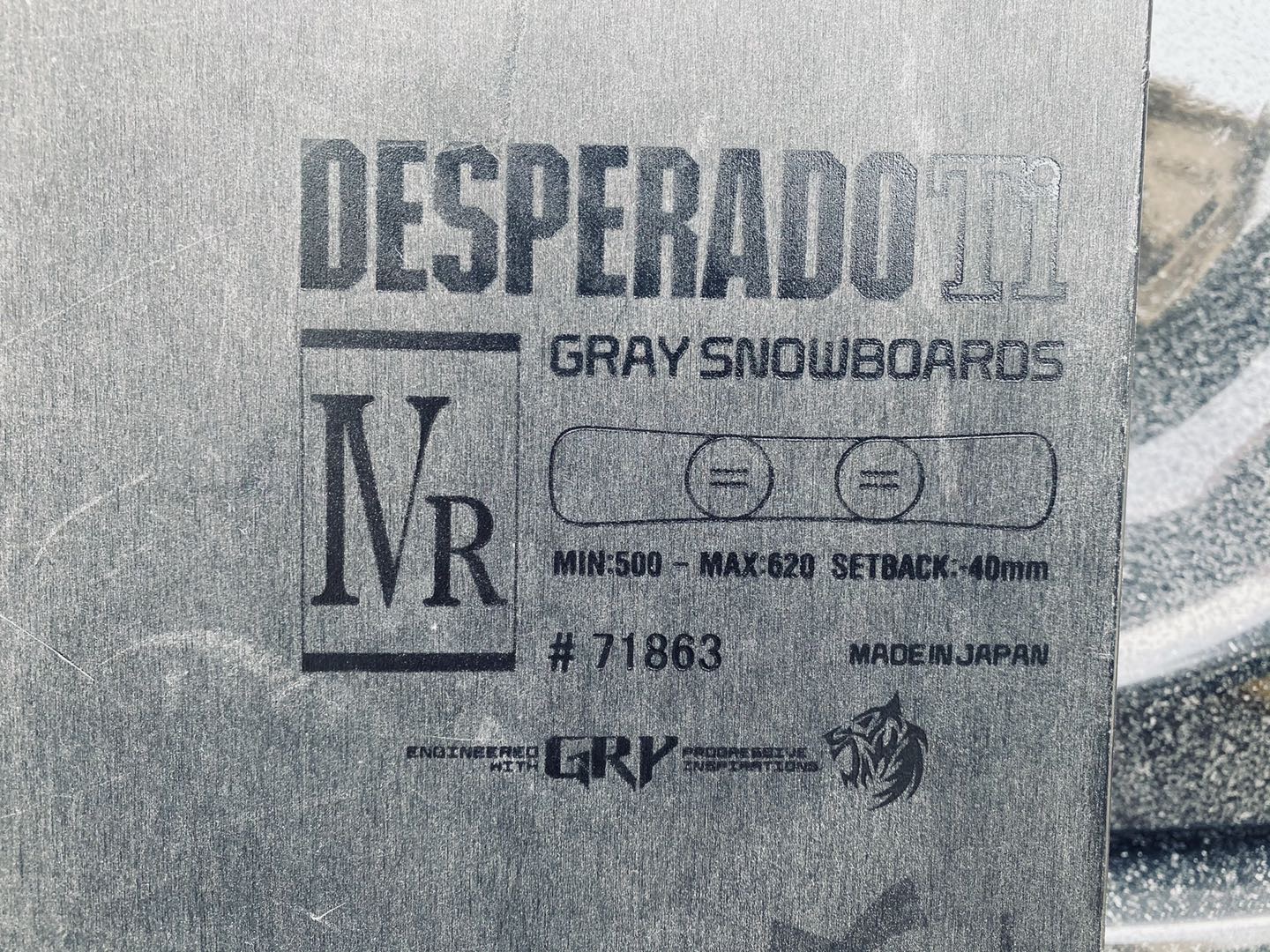 热雪SnowFever | GRAY DESPERADO Ti Type R (166w, 172w) 单板 热雪SnowFever | GRAY DESPERADO Ti Type R (166w, 172w) 单板